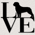 project_20230626_2042555-01.png I love dogs wall art Love Rottweilers wall decor 2d art animal