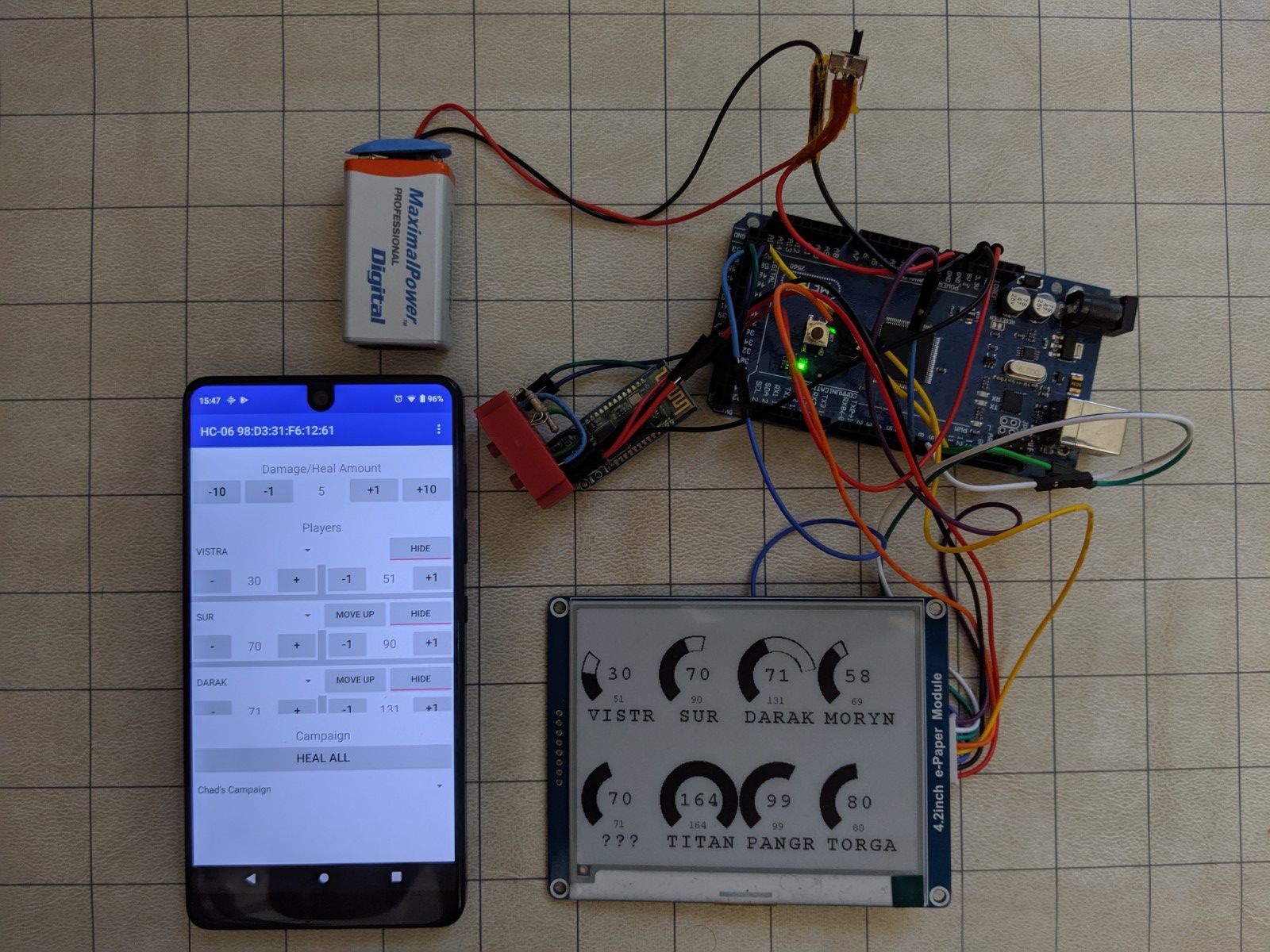 Télécharger fichier STL gratuit Etui pour Hit Point Tracker avec écran ...