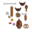 Food-all-6.png MINIFIGURE FOOD PACK 17 pieces