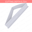 1-8_Of_Pie~4.25in-cookiecutter-only2.png Slice (1∕8) of Pie Cookie Cutter 4.25in / 10.8cm