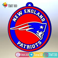 england.png New England Patriots Keychain - NFL