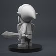 Link_backView_Clay.0003.jpg Fichier STL Lien vers la légende de Zelda Firgure・Objet pour imprimante 3D à télécharger