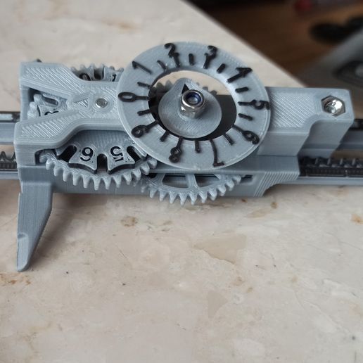STL file PRECISION CALIPER 3D PRINTING DIY・Model to download and 3D