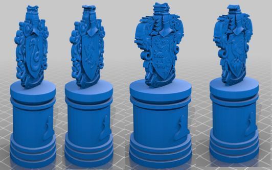 HPotter_Chess3.jpg STL-Datei Harry Potter Chess Set kostenlos・3D-druckbares Modell zum herunterladen, Anubis_