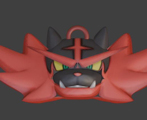 🗝️ Incineroar Head Keychain - Heel Wrestler Pokemon - Pokémon - Ready ...