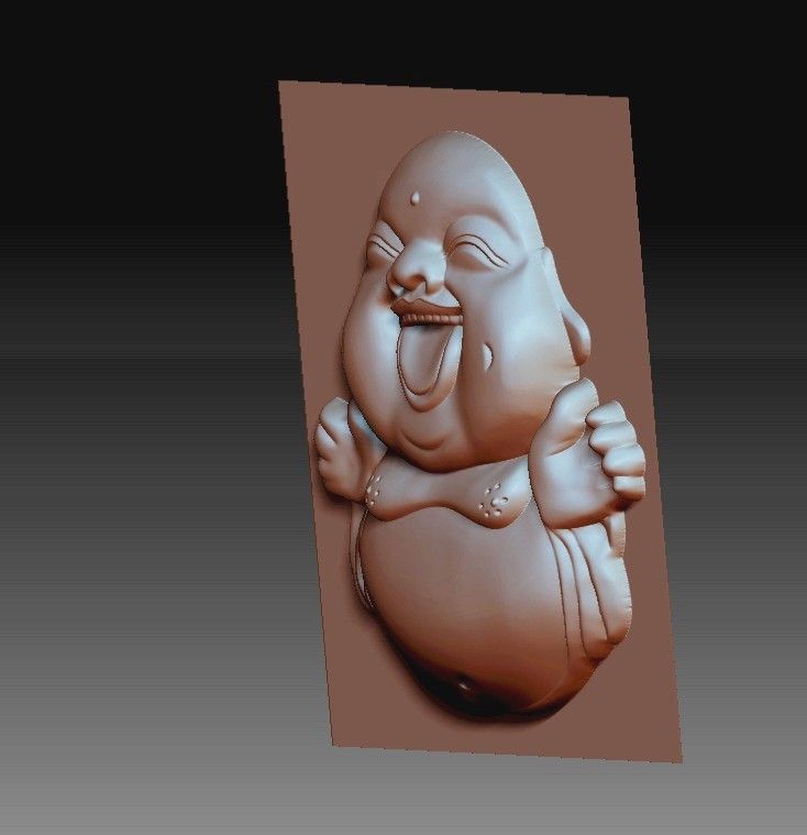 happyBuddhaB3.jpg Download free STL file happy little buddha • 3D print model, stlfilesfree