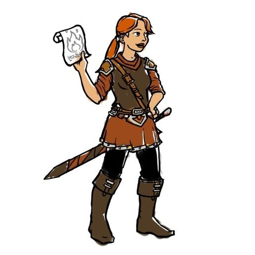 FemaleKnight_Drawing_display_large.jpg Cavaleiro feminino (várias poses)