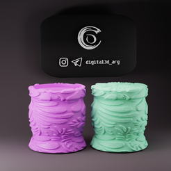 9.png STL file NATURAL MATTE: INSPIRED BY NATURE 🌼 - 9・3D printing idea to download
