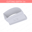 1-3_Of_Pie~1.75in-cookiecutter-only2.png Slice (1∕3) of Pie Cookie Cutter 1.75in / 4.4cm