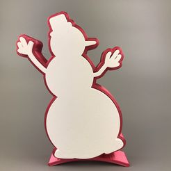 IMG_9999.jpeg Archivo STL Deco del muñeco de nieve・Plan de impresora 3D para descargar