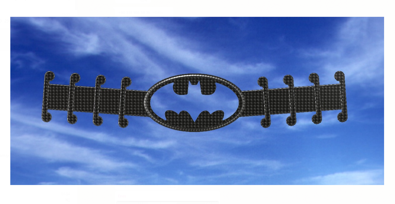 3.PNG Fichier STL Batman Ear Saver - Sangle pour masque・Modèle imprimable en 3D à télécharger, ClawRobotics