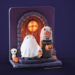 w2.jpg Halloween - Spooky Ghibli diorama