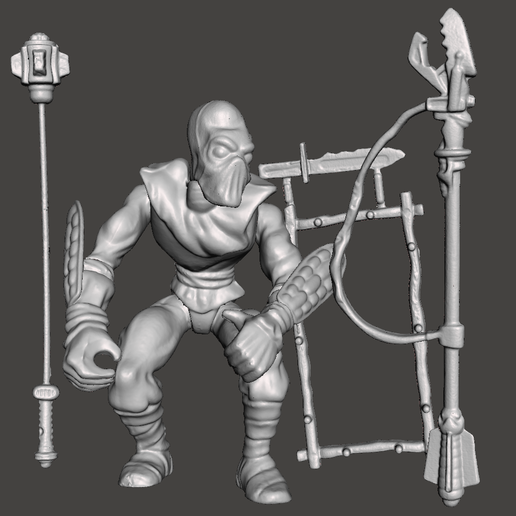 FOOT SOLDIER VINTAGE TMNT ( TEENAGE MUTANT NINJA TURTLES) COMPLETE FIGURE