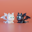 untitldfsded.png 3D Printable Light Fury Toothless dragon Inspired Design