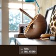 03-wood.jpg 3D file Aborted Prints - modular pencil holder stationery set・Design to download and 3D print