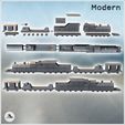 2.jpg Modern railway convoy with armored train and trailer equipped with military turret (2) - Cold Era Modern Warfare Conflict World War 3 RPG  Post-apo
