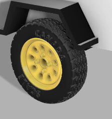 wheelandtire.png Free 3D file 1/10 Scale Wheel & Tire・Object to download and to 3D print