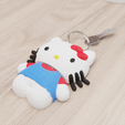 hellokity1.png SANRIO ARTICULATED KEYCHAIN HELLO KITTY AND CINNAMOROLL