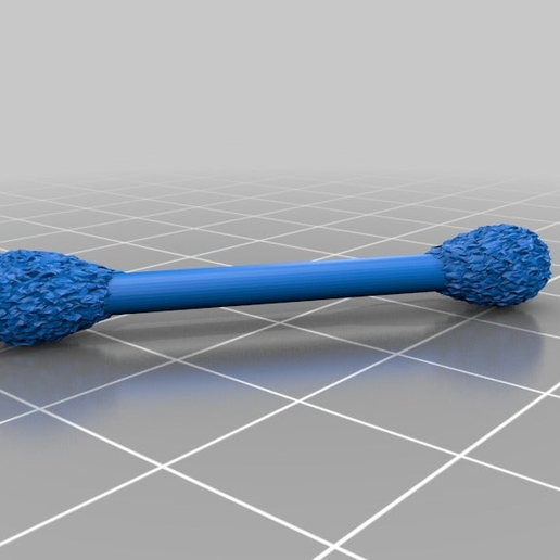 the inglorious reusable cotton swab - 3D model önizlemesi