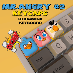 A000.png MR. ANGRY #2 - KEYCAP COLLECTION - MECHANICAL KEYBOARD