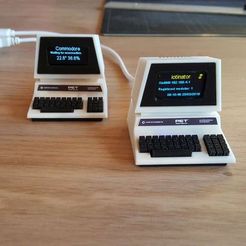 pair.jpg 3D-Datei Mini Commodore PET mit ESP8266 und SSD1306 Oled-Bildschirm kostenlos・Vorlage für den 3D-Druck zum herunterladen