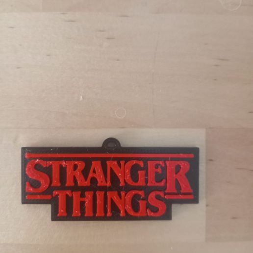 STL file Stranger Things keychain・3D print object to download・Cults