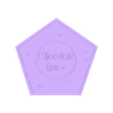 Posavasos Chocolate Frog.stl Posavasos Harry Potter Chocolate Frog