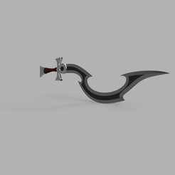 Ankh-Sword-v1.png Download STL file Ankh Sword • 3D printable template, Buckets_N_Stuff
