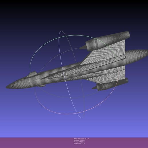 ️ ESA Invictus Hypersonic Spaceplane Model・ STL File for 3D printing・Cults