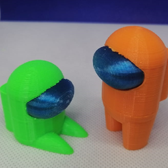 amongPet.png 3D file Among Us + pet + keychain・3D printer design to download