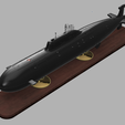 Akula_200_3d-lz3d.png Sous-marin Akula Project 971 Shchuka-B modèle statique à l'échelle 1/200