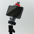 Universal Phone Tripod Mount 3D printing3.png Montaje universal para trípode del teléfono