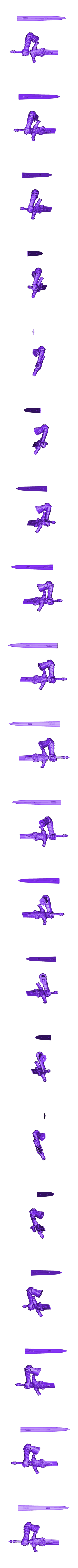 artorias_sword_hand.stl Artorias der Abysswalker