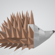 1.png Hedgehog low poly