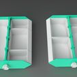 Image06.jpg hexagonal Modular Drawers 3d print