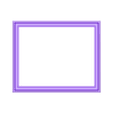 Simple-240x294.STL 3D STL CNC model - Square Frame file for CNC Router Carving Machine Printer Relief Artcam Aspire Cut3d