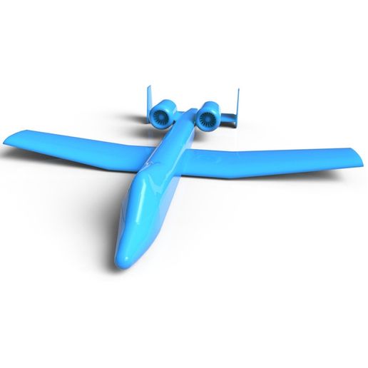 1.jpg Free STL file A10 Plane・3D printable object to download, pachek