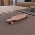 HighQuality.png 3D Skateboard Toy and Decor with 3D Stl Files and Gift for Kids & Kids Toy, Skateboard Art, 3D Printing, Skateboard Gift, Skateboard Decor