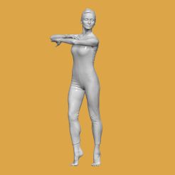 DOWNSIZEMINIS_woman_ballet115a.jpg Archivo STL MUJER DANZA BALLET PARA DIORAMA PERSONAJE GENTE・Modelo para descargar e imprimir en 3D