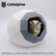 Tao-2-Low-Poly-V2-3D-Print.jpg TAO V2 LOW POLY CAT HOUSE