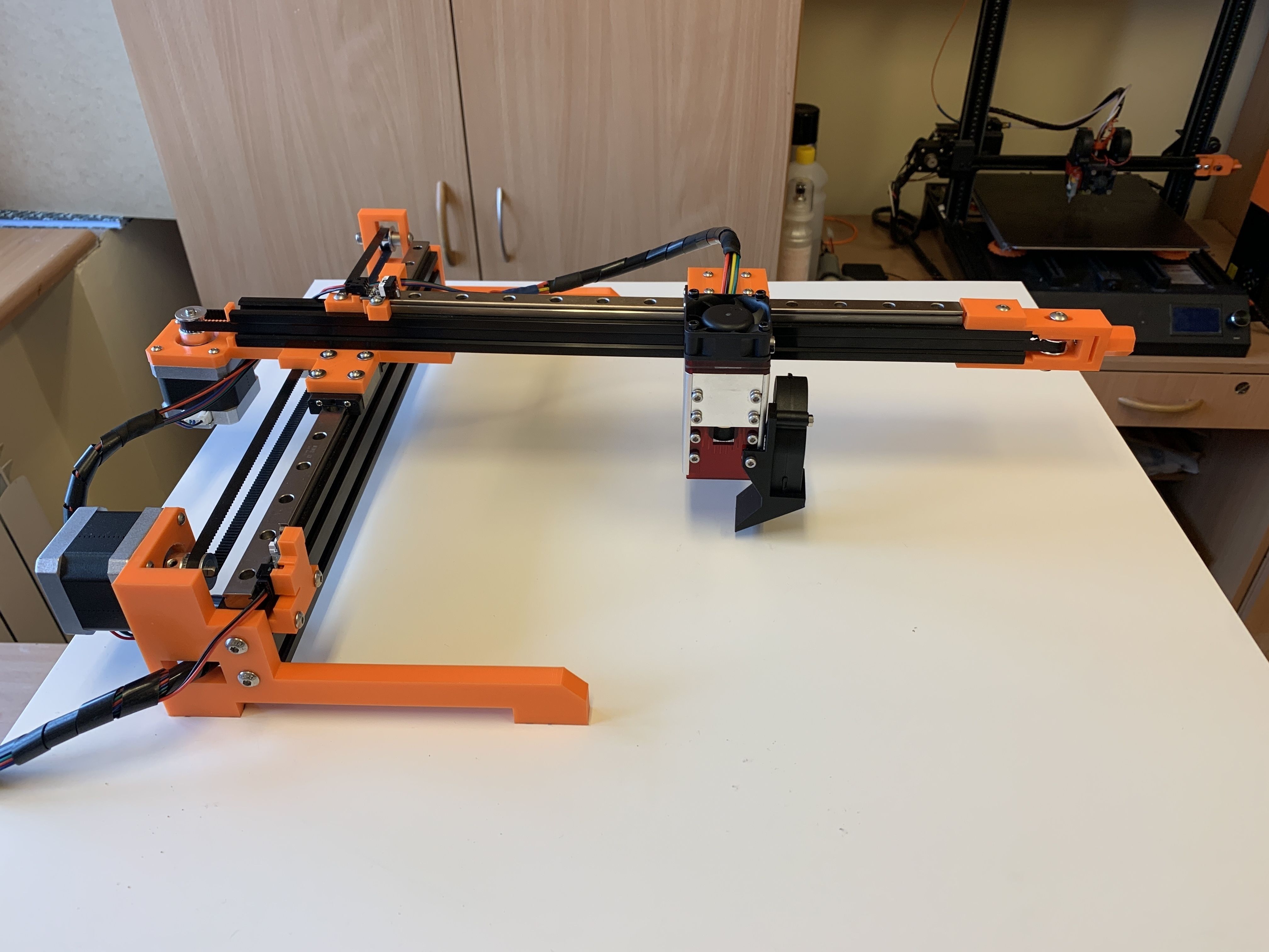STL file Linear rails 30W DIY laser engraver・3D printer model to download・Cults