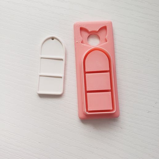 3bookshelf5.jpg 3 Space Bookshelf polymer clay cutter STL file