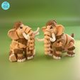 Mammoth_0M.jpg Flexi Mammoth STL/3MF