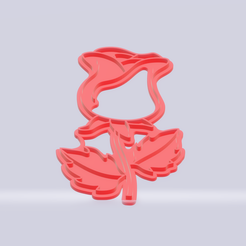 Rose_in.png Fichier STL EMPORTE-PIÈCE ROSE・Objet imprimable en 3D à télécharger