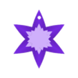 xmasstarFbig.stl star themed jewellry pendant