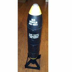 20191016_210905.jpg Archivo STL gratis Cohete bomba de expulsión trasera MK II・Modelo de impresión 3D para descargar, Aslansmonkey