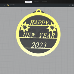 Posnetek-zaslona-4.png Free STL file New Year 2023・3D print design to download, tomaz3