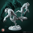 Goul1_3.png Ghouls set 6 miniatures 32mm pre-supported