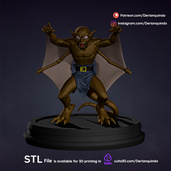 DQ_Lexington_v01_02.png Fichier 3D Figure complète de Lexington / Fanart de Gargoyles・Plan pour impression 3D à télécharger