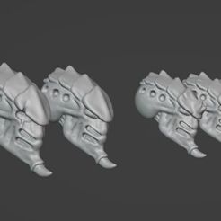 Captura-1.jpg STL-Datei Köpfe von Alien-Kriegern・3D-Druckvorlage zum Herunterladen